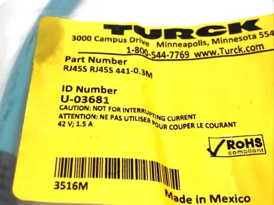 NEW TURCK U-03681