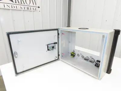 Hoffman CP405018 Concept Electrical Enclosure HMI Black Handle 400x500x180mm
