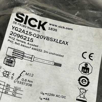 NEW SICK YG2A15-020VB5XLEAX