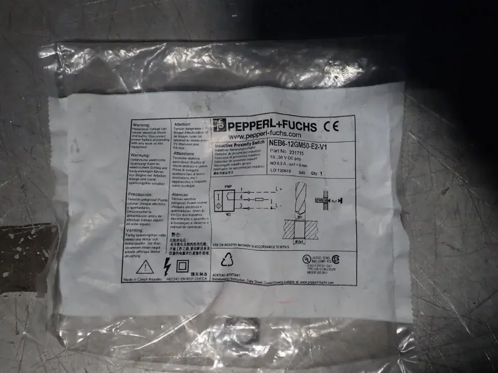 NEW PEPPERL+FUCHS NEB612GM50E2V1