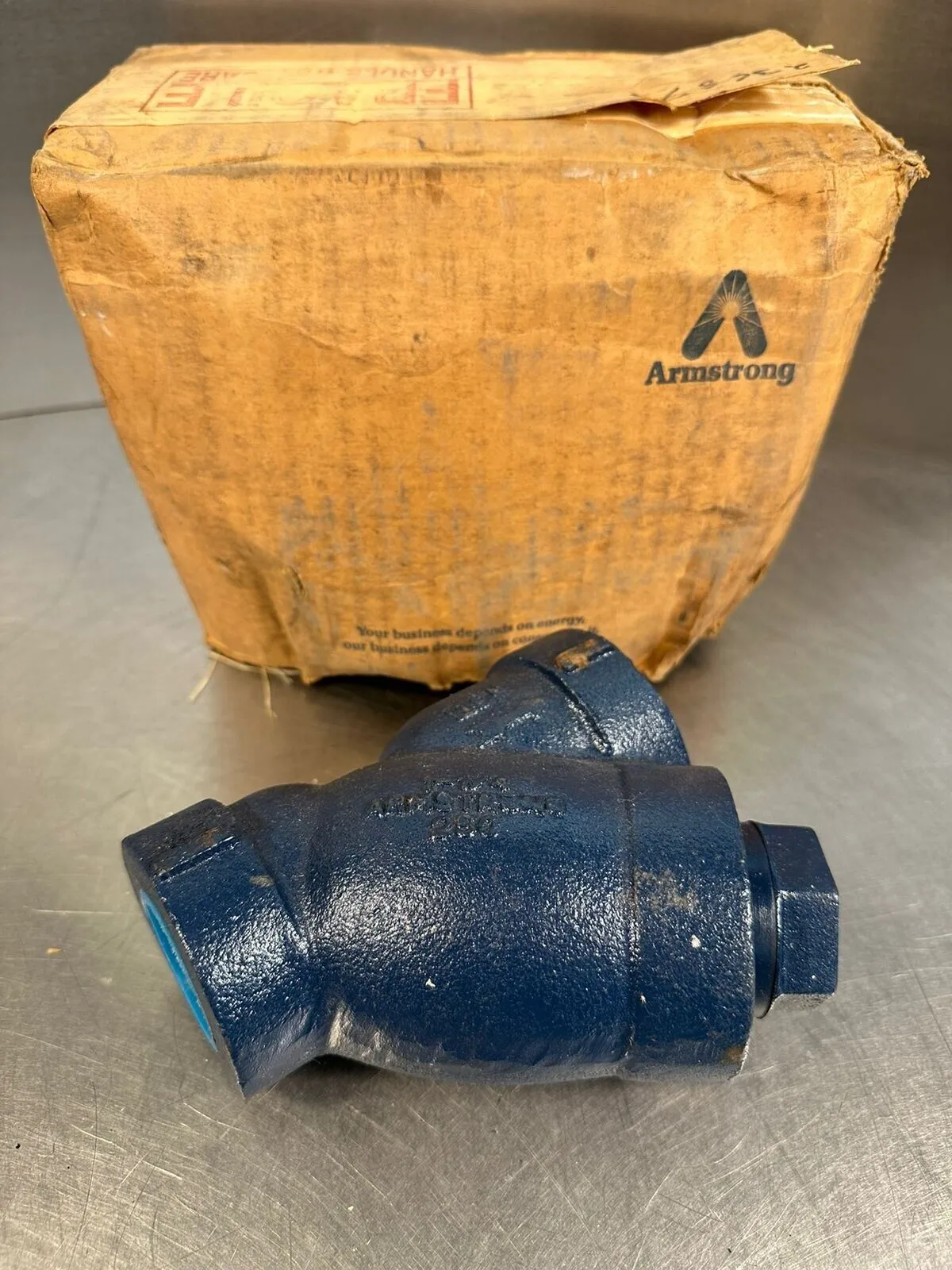 Armstrong DN 32 PN 16 1-1/4" NPT 250 Y-Strainer Valve (6D-12)