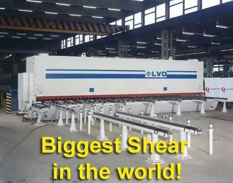 Used LVD MVSB 12000 X 20 Power Squaring Shears (Inch) Georgia US | Shub Machinery #746081