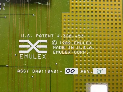 Emulex DA0110401-00 Control Board Rev. J  DA0110201-02 Rev.L Used
