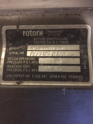 USED Rotork RSR-160-06