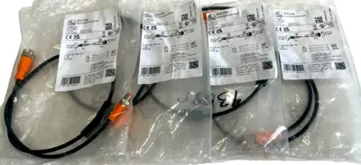 NEW IFM ELECTRONIC VDOGH030MSS00,6H03STGF030MSS-EVC256 CABLE ASSEMBLY LOT OF 4