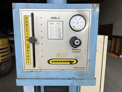 USED 1997 GREENERD PRESSES GREENERD HPB-5 PRESS