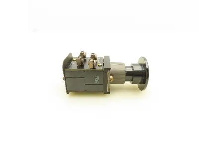 Allen Bradley 800H-DK2A Mushroom Head Push Button Black Ser A 1 NO 1 NC
