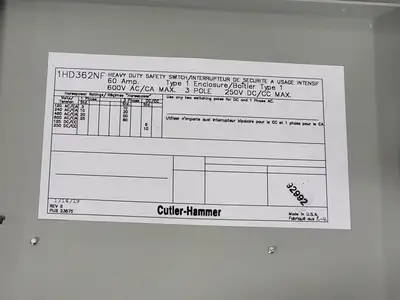 NEW 2019 EATON 1HD362NF