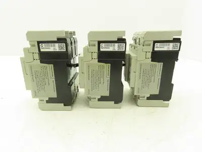 Fuji BW50RAGU3P020 3-Pole Auto Circuit Breaker 20A 500V 3Ph Molded Case Lot of 3