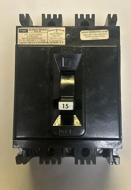 Used FEDERAL PACIFIC NE231015 Miscellaneous Equipment (Electrical & Power) Ohio US | Surplus Asset Holdings #1240145