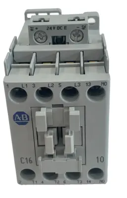 ALLEN BRADLEY 100-C16EJ10 CONTACTOR SER. B 24V DC 100C16EJ10 NEW, SURPLUS