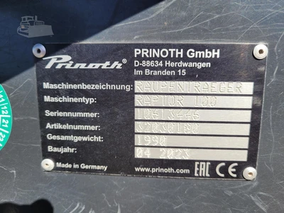 New | in-Stock 2023 PRINOTH RAPTOR 100 Forestry Grinders South Carolina US | National Equipment Dealers #1422726