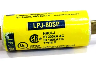 NEW BUSSMANN LPJ-80SP TIME DELAY FUSES LPJ80SP