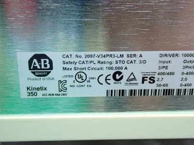 USED ALLEN BRADLEY 2097V34PR3LM