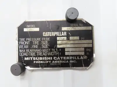 Caterpillar EC25KE Electric Forklift Brake Pedal Master Cylinder Assembly