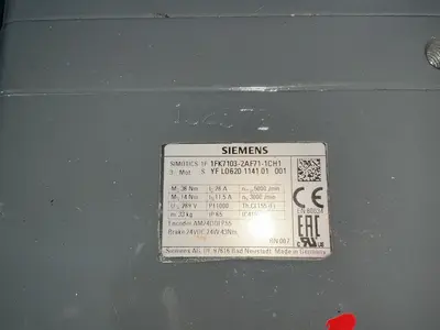 Used SIEMENS 1FK71032AF711CH1 Motors (misc) Ohio US | HGR 24 #1404827