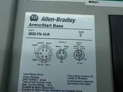USED ALLENBRADLEY 280DFN10R