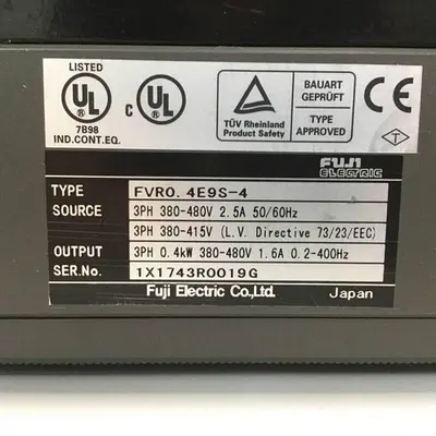 USED FUJI ELECTRIC FVRO.4E9S-4