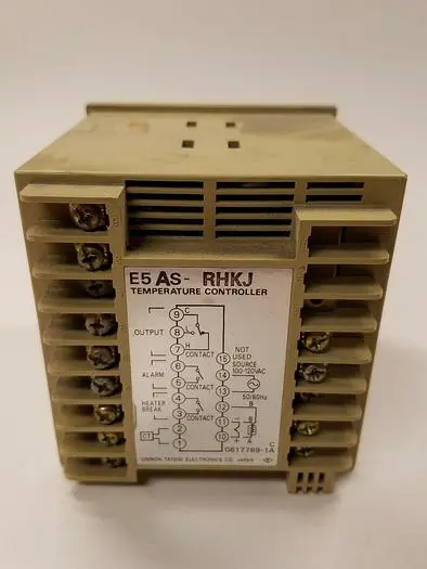 Used OMRON E5 AS-RHKJ 0617769-1A Industrial Controls | ND Industrial Surplus #1222784