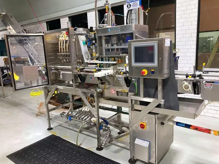 Used PNEUMATIC SCALE ANGELUS CB50F Inline Can Filler Seamer Oregon US | Ager Tank & Equipment Co. #1278452
