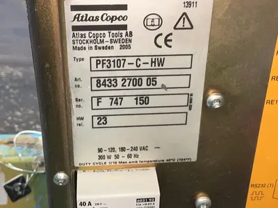 Used ATLAS COPCO P3107CHW Tooling & Accessories (Other) Ohio US | HGR 24 #1446005