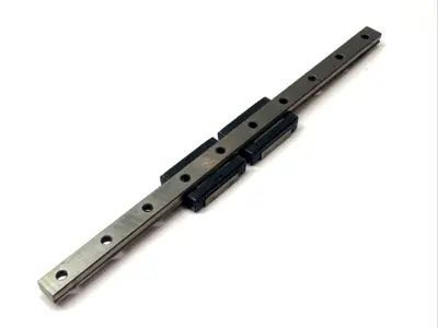 USED THK 2X LINEAR GUIDE BLOCK W/ 190MM RAIL