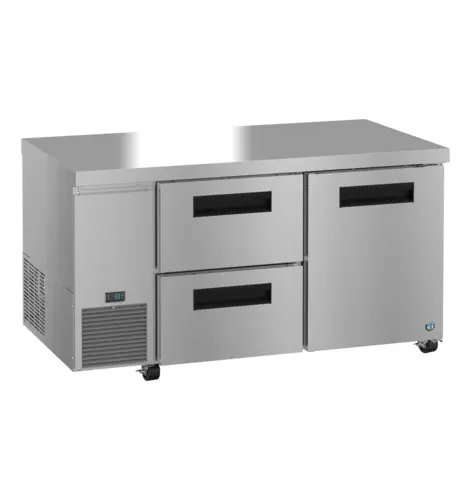 Hoshizaki ULR60B-D2 60" Steelheart Undercounter Refrigerator w/ (2) Sections, (1) Door & (2) Drawers, 115v