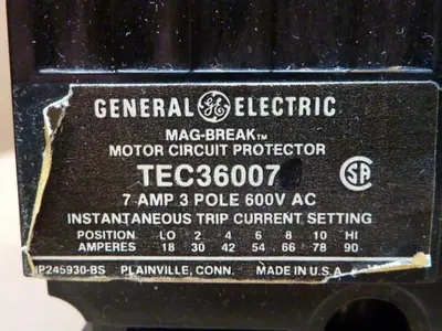 USED GENERAL ELECTRIC / GE TEC36007