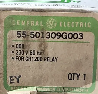GE 55-501309G003 COIL 230V 60HZ. Loc4D25