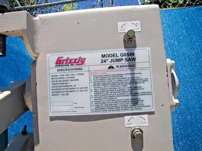 Used GRIZZLY _UNKNOWN_ Trim Saws California US | Bay Line Tool #1316308