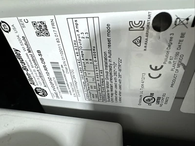 USED Allen-Bradley 284E-FVD2P3Z-10-RR-DB-SB