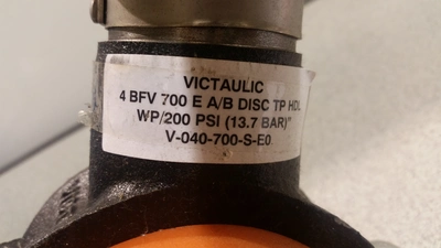 Victaulic Valve 4 BFV 700 E A/B