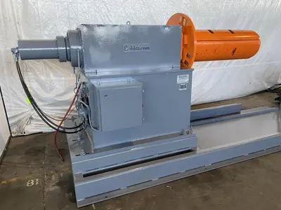 20,000 LB  X 48" DAHLSTROM 20H-48-2024 MOTORIZED UNCOILER. STOCK # 0206322