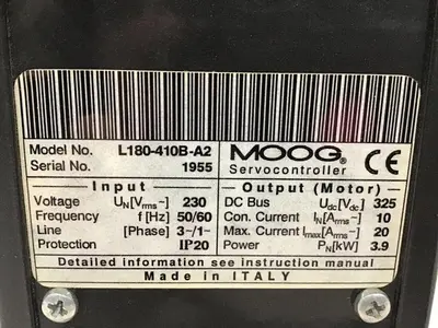 USED MOOG L180-410B-A2