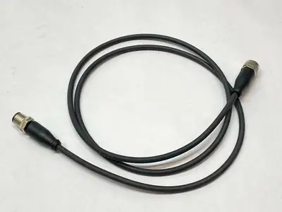 USED BALLUFF DOUBLE-ENDED CORDSET M12 M/F 1M BCC M415-M415-3A-312-PX0534-010