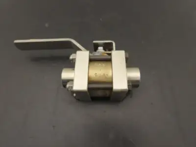 Contromatics 298-00-204 Stainless Steel 3pc Ball Valve 1/2" Socket Weld 700 WOG