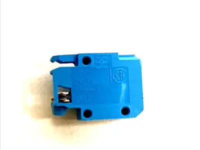 USED WEIDMÜLLER BLUE TENSION CLAMP TERMINAL 1.5MM² LOT OF 3