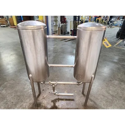 Used Stainless Steel Duplex Liquid Tank Assembly