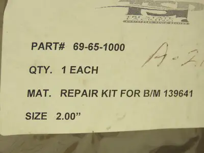 Flowserve RK139641 PSS Dura Split Seal Repair Kit 2" Complete Except Loctite