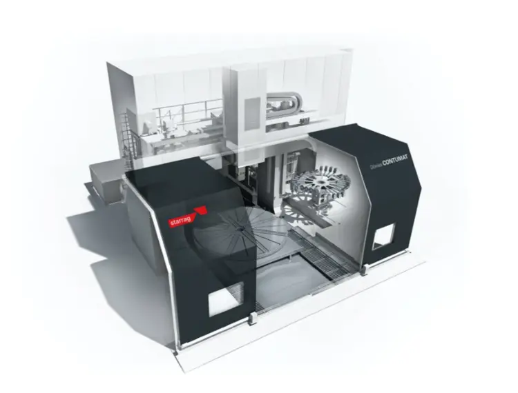 Used STARRAG 2VC2800/280MC-FC-V CONTUMAT Vertical Boring Mills (incld VTL) Illinois US | Asset Exchange Corporation #799422