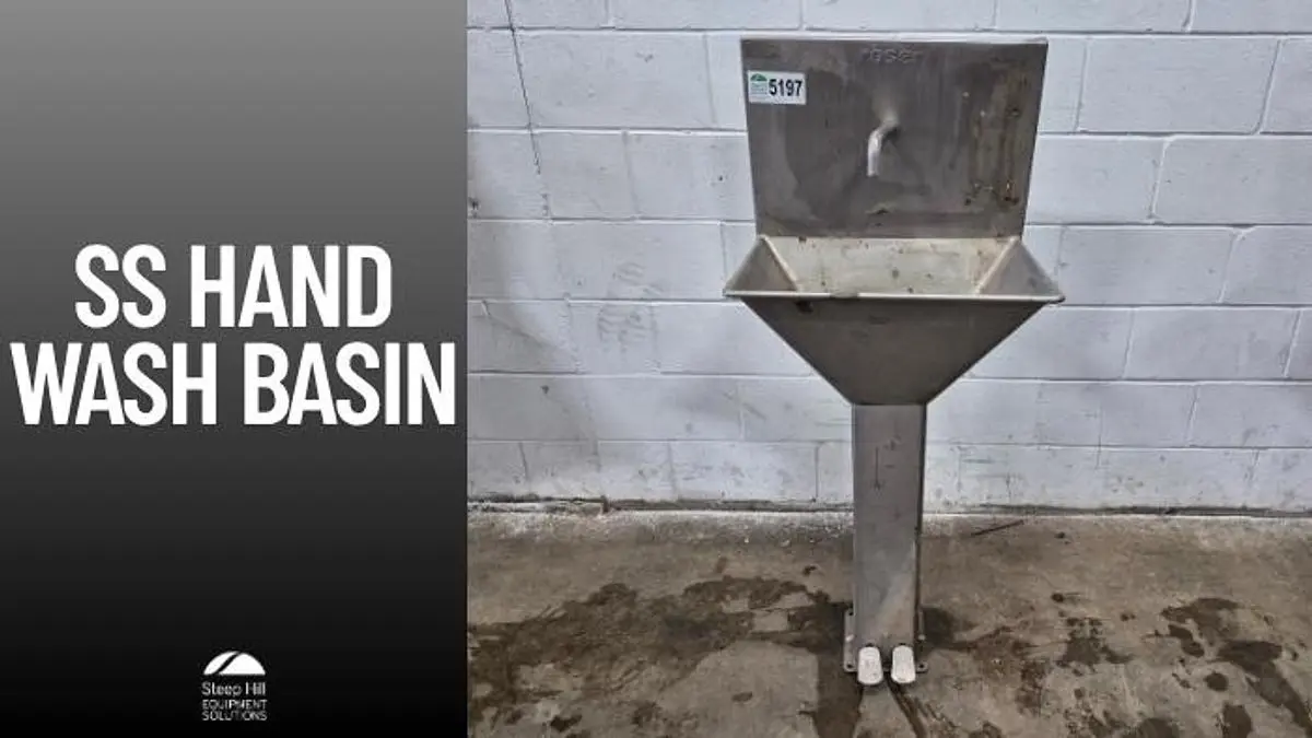 Roser SS Industrial Hand Wash Basin