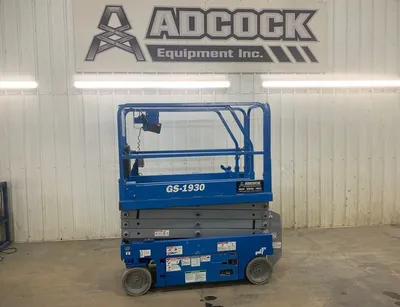 Used 2020 GENIE GS-1930 ELECTRIC SCISSOR LIFT Scissor Lifters Alberta CA | Adcock Equipment #1498444