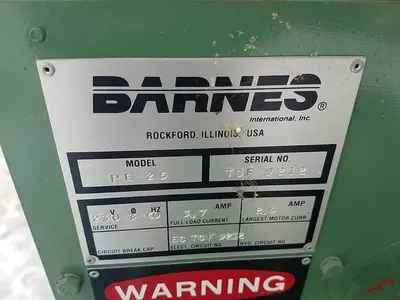 USED 1992 BARNES PE-25