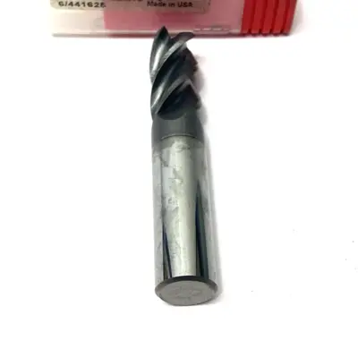 USED ACCUPRO SQUARE END MILL: 5/8" DIA, 1-1/4" LOC, 4 FLUTE, SOLID CARBIDE