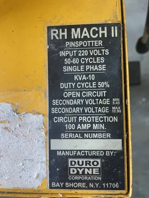 USED DURO DYNE RH MACH II