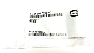 6183401022200 | Harting 61834010220 Y-Junction Box Blind Grommet WHITE - New Other