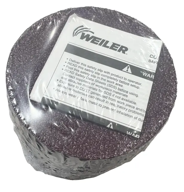 Weiler 4-1/2" x 7/8" Resin Fiber Sanding Discs 36 Grit Aluminum Oxide 25 Pack