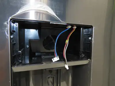 5304530762 Electrolux Left Refrigerator Door Black Stainless Ice Dispenser