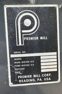 Used 2001 PREMIER ESD/V-2/1 Dispersers / Emulsifiers Ohio US | Portage Packaging Systems, Inc. #1404112