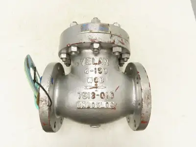 Velan F12-0114C-02TY Cast Iron Flanged Check Valve 4" Class 150 Flange